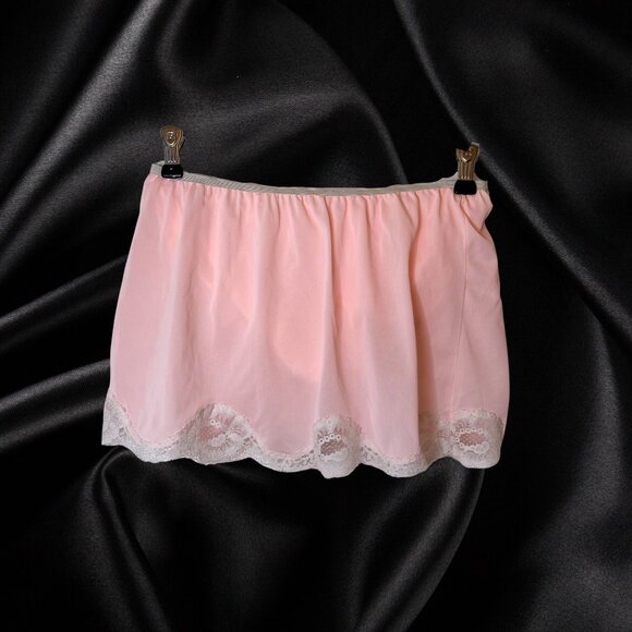 Other - Girls' Pink Tricot Pajama Skirt with Built-in Undies, Size L (13/15 JR)